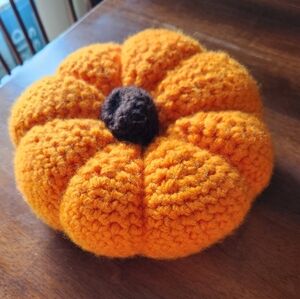 Handmade Crochet Pumpkin Decor